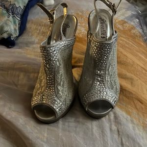 Silver heels